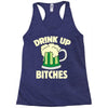 drink up bitches Racerback Tank