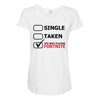 too busy playing fortnite (black) Maternity Scoop Neck T-shirt