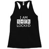 i am sherlocked Racerback Tank