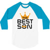 The Best Son 3/4 Sleeve Shirt