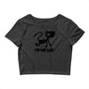i'm not cat Crop Top