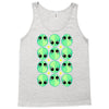 sad alien and daisy nineties grunge pattern Tank Top