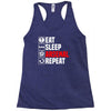 eat sleep arsenal Racerback Tank