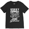 This Guy Is Taken By A Super Sexy June Girlfriend V-Neck Tee