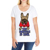 the snuggle is real Ladies Curvy T-Shirt