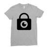 padlock eye Ladies Fitted T-Shirt