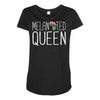 melanated queen Maternity Scoop Neck T-shirt