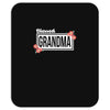 blessed grandma with flower white color Mousepad