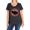 hand shake Ladies Curvy T-Shirt
