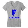 fortnite logo Women's V-Neck T-Shirt