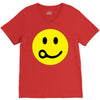 skydiving face V-Neck Tee