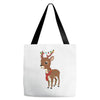 christmas deer Tote Bags
