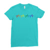 LGBT Heartbeat Ladies Fitted T-Shirt