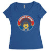 everything is awesome   mens funny lego Women's Triblend Scoop T-shirt