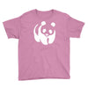 panda bear sticker vinyl decal   cute animal art car window bumper Youth Tee