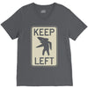 keep left shark V-Neck Tee