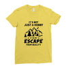 It's Not Just A Hobby It Is My Escape From Reality Ladies Fitted T-Shirt
