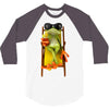 frog funny cocktail 3/4 Sleeve Shirt