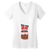 christmas chimney Women's V-Neck T-Shirt