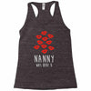 nanny was here Racerback Tank