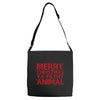 merry christmas ya filthy animal Adjustable Strap Totes