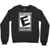 second amendment rated e for everyone Crewneck Sweatshirt