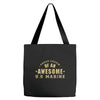 proud cousin of an awesome u.s marine Tote Bags