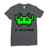 arcade player 2 Ladies Fitted T-Shirt
