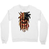 skull us flag Crewneck Sweatshirt
