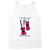 i run like a girl try to keep up Tank Top