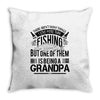 There Aren't  Many Things I Love More Than Fishing Throw Pillow