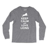 keep calm and love lions Long Sleeve Shirts