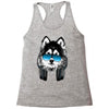 huskie music Racerback Tank
