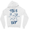 peanut butter and jelly bff Zipper Hoodie
