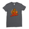 sasqwatch Ladies Fitted T-Shirt