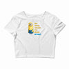 despicable me awesome perfect minio Crop Top