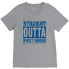 straight outta first grade V-Neck Tee