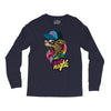 up all night cat Long Sleeve Shirts
