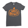 happy halloween 4 Ladies Fitted T-Shirt