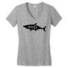 Uncle Shark Women's V-Neck T-Shirt