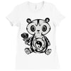 panda (3) Ladies Fitted T-Shirt