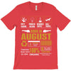 Born August  Multitasking Problem Solving Tees T-Shirt