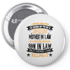 Super Cool Mother In Law Of A Freaking Awesome Son In Law Pin-back button