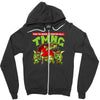 no pizza after midnight! Zipper Hoodie