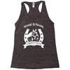 personalised pony horse and rider Racerback Tank