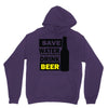 save water drink beer (2) Unisex Hoodie