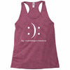 schrodinger's emoticon Racerback Tank