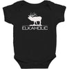 christmas gift elkaholic Baby Bodysuit