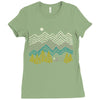 camping Ladies Fitted T-Shirt