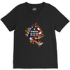 American Flag Q Fire V-Neck Tee